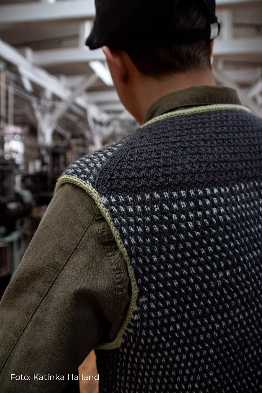 Ulla Vest (de/en) - Strickanleitung von Sjøllaget