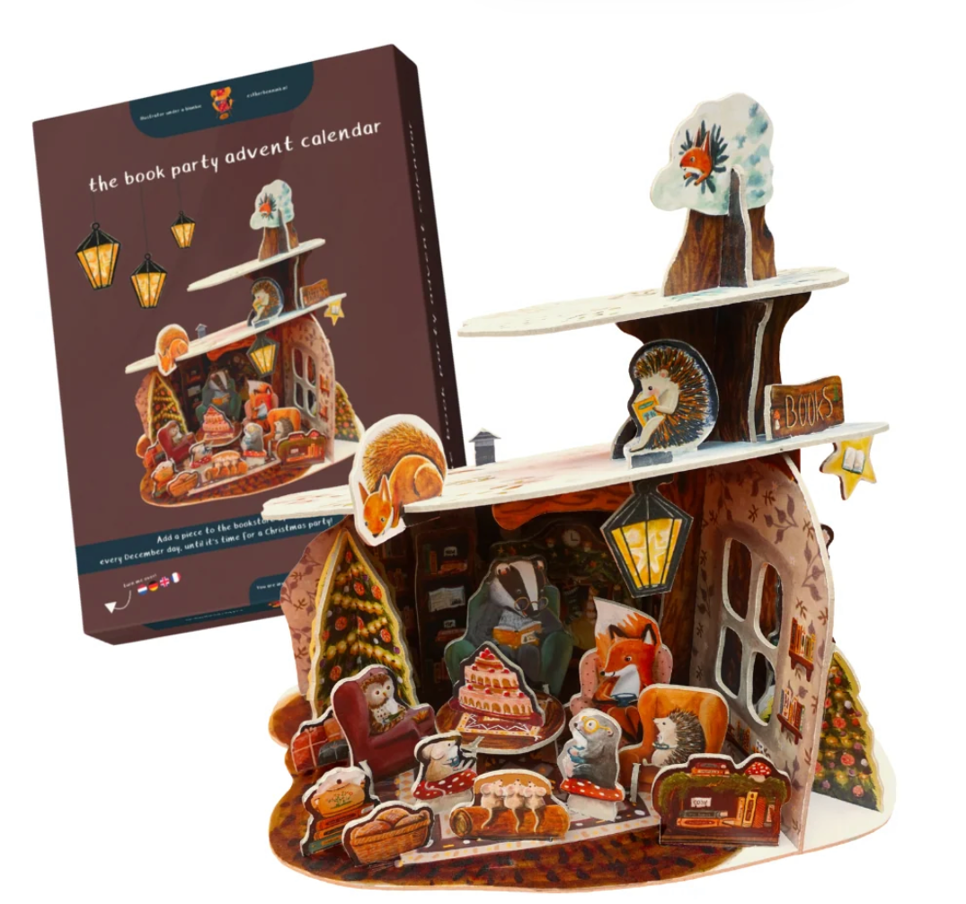 The Bookish Advent Calendar – 3D-Adventskalender von Esther Bennink