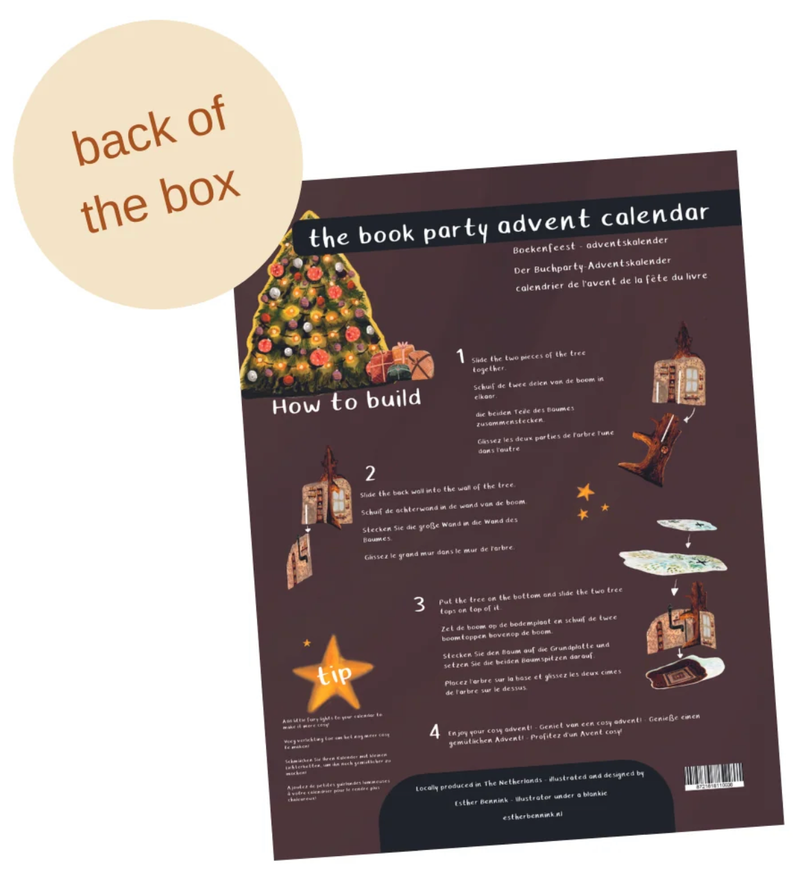 The Bookish Advent Calendar – 3D-Adventskalender von Esther Bennink