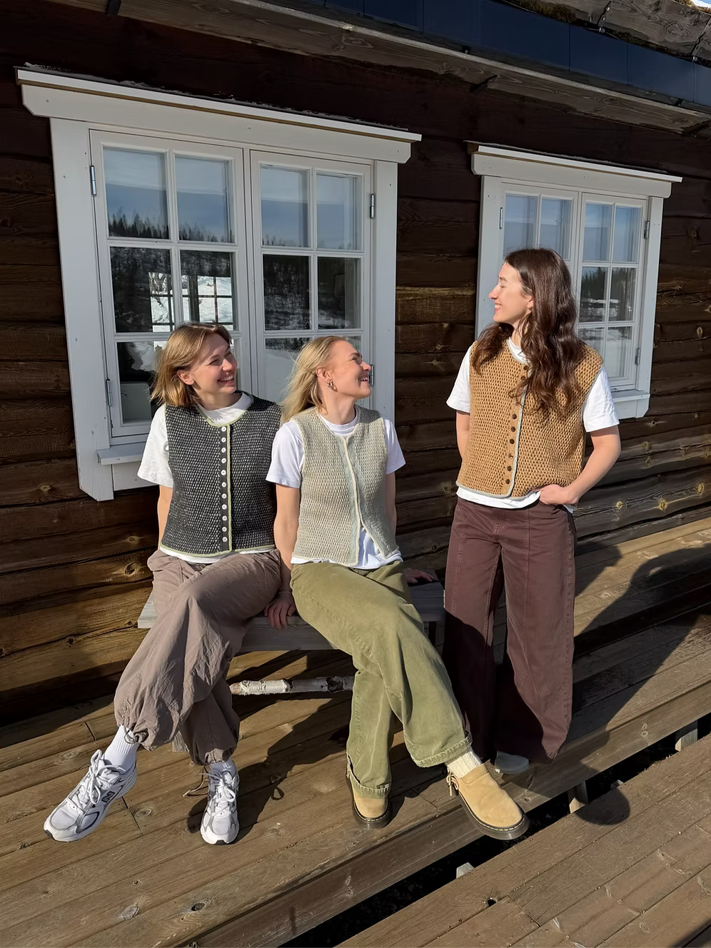 Ulla Vest (de/en) - Strickanleitung von Sjøllaget