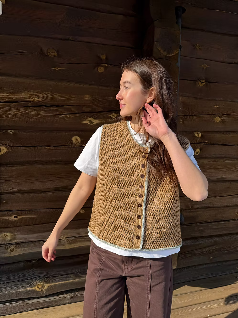 Ulla Vest (de/en) - Strickanleitung von Sjøllaget