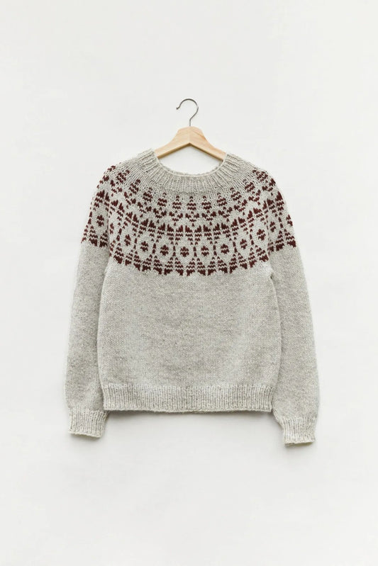 Strickpaket Høstlynggenser hell - Rauma Garn