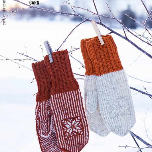 Strickheft 316/2019 Votter - 2-tråds Gammelserie (Englisch) - Rauma Garn
