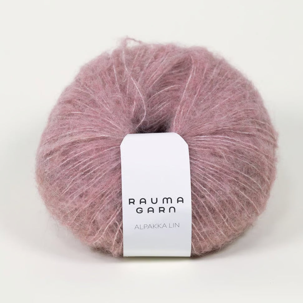 Strickpaket Light Lilly Sweater (Natur/Grün/Rosa) - Sjøllaget